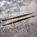 2 Gold Stainless Steel Scraper Poker Bowl Cleaner Tool Smoking Tobacco Herb