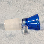 18mm Male Ice Blue Glass Bowl Replacement Tobacco Herb Water Pipe Piece