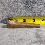 Small Spruce Wood Wedge Smoking Pipe Tobacco Herb Portable Wooden Travel Size