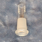 2.5in 2 1/2 Inch Downstem Clear Glass Tube For 14mm Male Bowl Tobacco Water Pipe