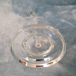 Small Premium Crystal Clear Water Pipe Tobacco Smoking Herb Glass Travel Size