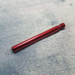 NEW Small Red One Hitter Smoking Pipe Tobacco Herb Portable Metal Travel Size