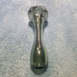 Small Smokey Black Smoking Pipe Tobacco Herb Portable Glass Spoon Pocket Size