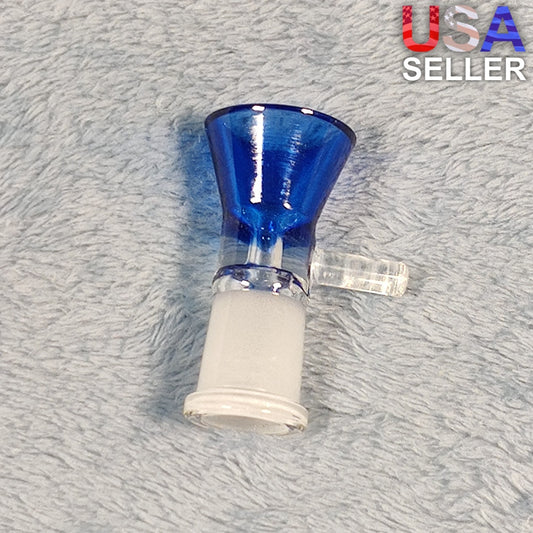14mm Female Ice Blue Glass Bowl Replacement Tobacco Herb Water Pipe Piece