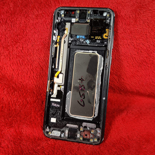 OEM Black Samsung S8+ Frame Buttons Heat Sink Sim Tray Housing Replacement Part