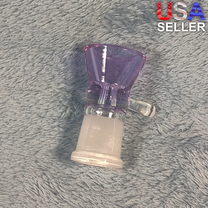 18mm Female Lavender Purple Glass Bowl Replacement Tobacco Herb Water Pipe Piece