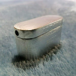 NEW Small Silver Foldable Smoking Pipe Tobacco Herb Portable Metal Pocket Size