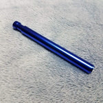 NEW Small Blue One Hitter Smoking Pipe Tobacco Herb Portable Metal Travel Size