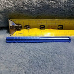 Small Blue One Hitter Bat Smoking Pipe Tobacco Herb Portable Metal Pocket Size