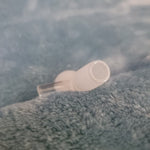 14mm Male Pearl White Glass Bowl Replacement Tobacco Herb Water Pipe Piece