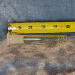 4.5in 4 1/2 Inch Downstem Clear Glass Tube For 14mm Male Bowl Tobacco Water Pipe