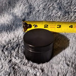 50mm Small Black 4 Piece Tobacco Herb Grinder Portable Metal Travel Size