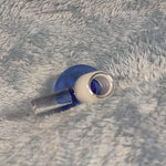 14mm Male Sapphire Blue Glass Bowl Replacement Tobacco Herb Water Pipe Piece