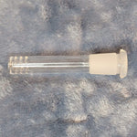 4in 4 Inch Downstem Clear Glass Tube For 14mm Male Bowl Tobacco Water Pipe