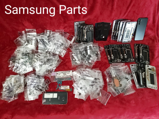 600+ Smartphone Parts Assorted & Organized  - SAMSUNG APPLE LG Device Part READ!