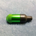 NEW Small Green Bullet Smoking Pipe Tobacco Herb Portable Metal Pocket Size