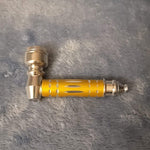 Small Gold Luxury Metal Smoking Pipe Tobacco Herb Silver Portable Pocket Size
