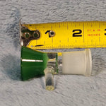 14mm Female Olive Green Glass Bowl Replacement Tobacco Herb Water Pipe Piece