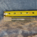 5in 5 Inch Downstem Clear Glass Tube For 14mm Male Bowl Tobacco Water Pipe