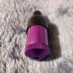 NEW Small Purple Bullet Smoking Pipe Tobacco Herb Portable Metal Pocket Size