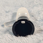 18mm Male Obsidian Black Glass Bowl Replacement Tobacco Herb Water Pipe Piece