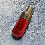 NEW Small Red Bullet Smoking Pipe Tobacco Herb Portable Metal Pocket Size