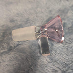 14mm Male Rosey Pink Glass Bowl Replacement Tobacco Herb Water Pipe Piece