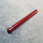 NEW Small Red One Hitter Smoking Pipe Tobacco Herb Portable Metal Travel Size