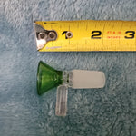 14mm Male Emerald Green Glass Bowl Replacement Tobacco Herb Water Pipe Piece