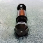 NEW Small Black Bullet Smoking Pipe Tobacco Herb Portable Metal Pocket Size