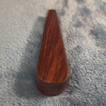 Small Red Wood Wedge Smoking Pipe Tobacco Herb Portable Wooden Travel Size
