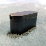 NEW Small Black Foldable Smoking Pipe Tobacco Herb Portable Metal Pocket Size