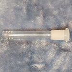 4.5in 4 1/2 Inch Downstem Clear Glass Tube For 14mm Male Bowl Tobacco Water Pipe
