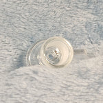 14mm Female Crystal Clear Glass Bowl Replacement Tobacco Herb Water Pipe Piece