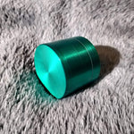 50mm Small Green 4 Piece Tobacco Herb Grinder Portable Metal Travel Size