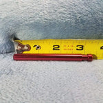 NEW Small Red One Hitter Smoking Pipe Tobacco Herb Portable Metal Travel Size
