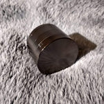 50mm Small Gunmetal 4 Piece Tobacco Herb Grinder Portable Metal Travel Size