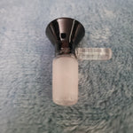 14mm Male Obsidian Black Glass Bowl Replacement Tobacco Herb Water Pipe Piece