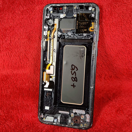 OEM Black Samsung S8+ Frame Buttons Heat Sink Sim Tray Housing Replacement Part