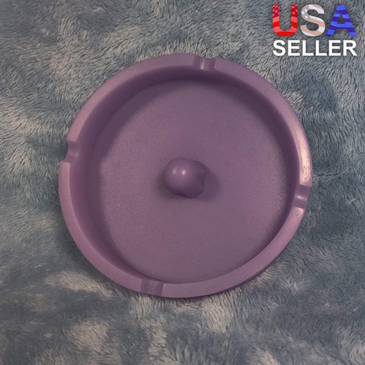 Unique Grape Silicone Ash Tray Smoking Tobacco Herb Round Ashtray Bowl Tap