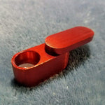 NEW Small Red Foldable Smoking Pipe Tobacco Herb Portable Metal Pocket Size