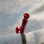NEW Small Red Bamboo Smoking Pipe Tobacco Herb Portable Metal Pocket Size