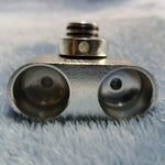 NEW Small Silver Foldable Smoking Pipe Tobacco Herb Portable Metal Pocket Size