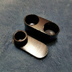 NEW Small Black Foldable Smoking Pipe Tobacco Herb Portable Metal Pocket Size