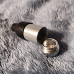 NEW Small Silver Bullet Smoking Pipe Tobacco Herb Portable Metal Pocket Size