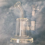Small Premium Crystal Clear Water Pipe Tobacco Smoking Herb Glass Travel Size