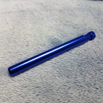 NEW Small Blue One Hitter Smoking Pipe Tobacco Herb Portable Metal Travel Size