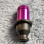Small Flared Purple Bullet Smoking Pipe Tobacco Herb Portable Metal Travel Size