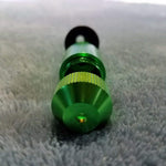 NEW Small Green Bullet Smoking Pipe Tobacco Herb Portable Metal Pocket Size
