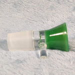 18mm Male Olive Green Glass Bowl Replacement Tobacco Herb Water Pipe Piece